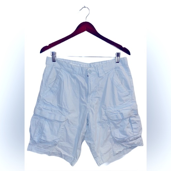 Armani Exchange Shorts Armani Exchange Baby Blue Cargo Shorts